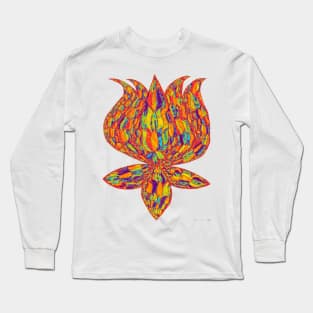 Psychedelic Lotus Long Sleeve T-Shirt